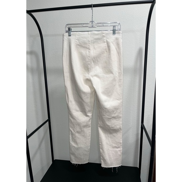 FRANK & EILEEN | Classic Derry Illusion Pull-On Pants in Antique White | Size 30 - Picture 5 of 9